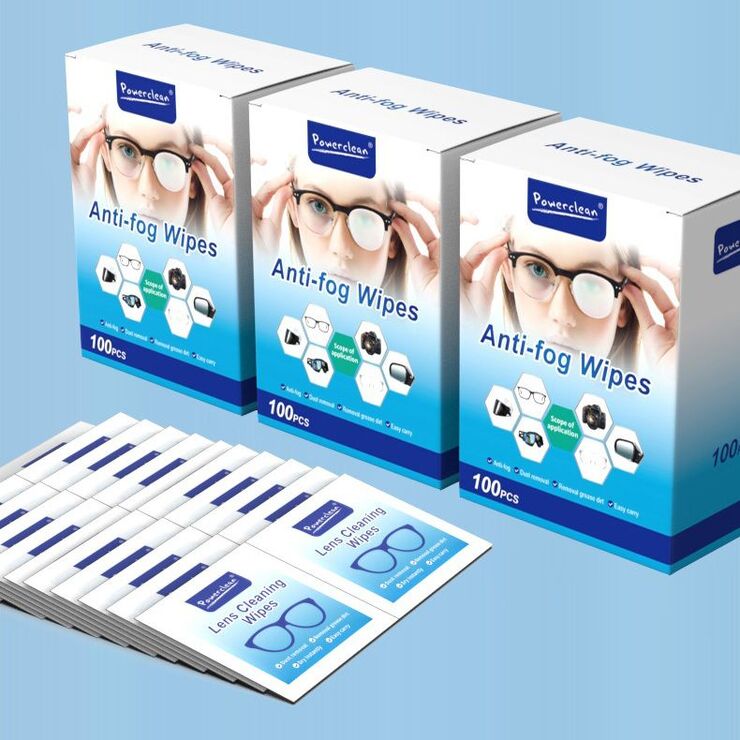 Одноразовые влажные салфетки от запотевания линз в очках, эффект 