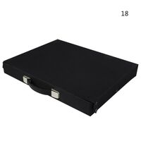 Glasses and frames portable holder display with 18 slots and cover, from 2 pieces JS-C200908