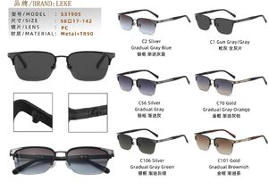 Nylor polarized metal sunglasses Leke L31905PC