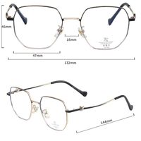 Metal frames with Blue Ray Cut lenses MAMO F99007