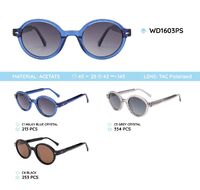 Plastic acetate frame polarized sunglasses WD1603PS