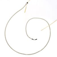 Bronze-colored metal non-slip chain, for glasses and masks GL381