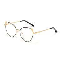 Metal glasses with blue light and UV protection 9746-GT