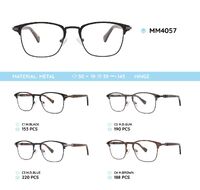 Metal men's frame for glasses MM4057