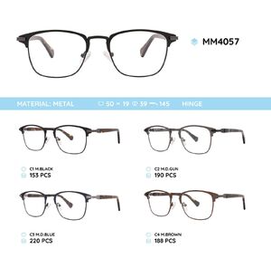 Metal men's frame for glasses MM4057