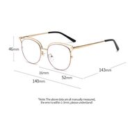 Metal glasses with blue light and UV protection 9704-3-GT