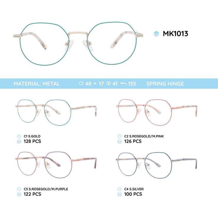 Оправа металлическая детская с флексом MK1013