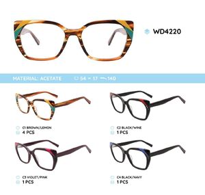 Plastic acetate eyeglasses frame for women WD4220