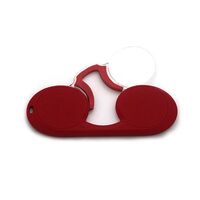 Очки-пенсне пластиковые для чтения овальные с футляром 6006-圆款, диоптрии от +1.00 до +3.00, РМЦ=62-64