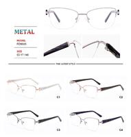 Nylor metal frames for glasses with spring hinges Big City RD9005