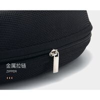 Sunglasses and eyeglasses hard shell case 071黑挂钩牛津布