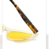 Polarized plastic TR90 sunglasses with UV400 protection 6012-GT