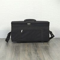 Mobile double box (suitcase, trunk, organizer, display case) on wheels for frames and glasses for 195 slots JS-C201004