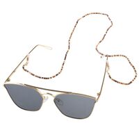 Metal non-slip with natural shell for glasses and masks GL325