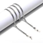 Металлическая нескользящая цепочка из нержавеющей стали, для очков и масок GS056