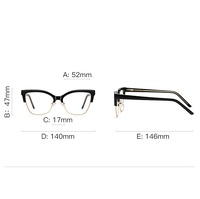 Plastic TR90 frames for glasses with Blue Ray Cut protection and flex hinges FOCUS FCS2175