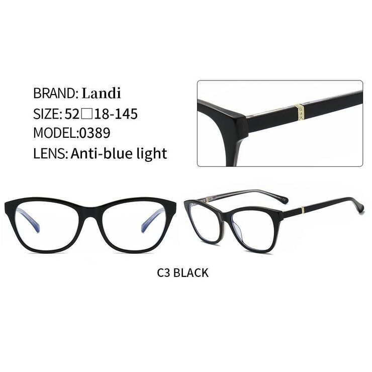 Очки защитные из ацетата с антибликовым покрытием LD0389