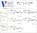 Оправа металлическая полуободковая с флексом D1029-DA