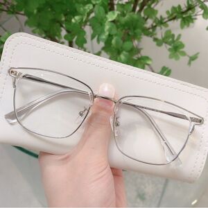 Оправа полуободковая комбинированная (металл + TR90) с линзами Blue Ray Cut MAMO H17013