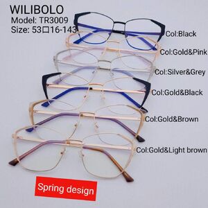 Оправа металл + TR90 ультратонкая с флексом Wilibolo TR3009