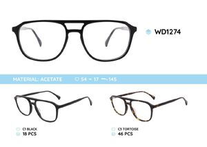 Plastic frames for glasses acetate material WD1274