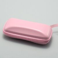 Sunglasses and eyeglasses hard shell case 亮皮