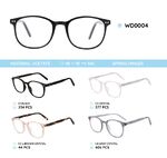 Plastic frames for glasses acetate material with spring hinges WD0004