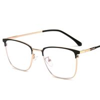 Metal glasses with blue light and UV protection 9667-2-GT