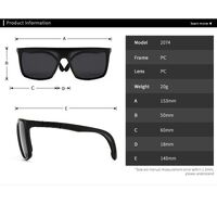 Plastic light sunglasses Elit 2074-EL