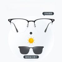 Polarized metal frame + magnet sunshade clip-on 7800-GT