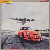 Салфетка для очков из материала микрофибра, плотный материал AUTO