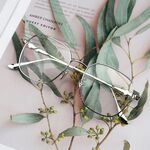 Очки металлические с защитой от синего света KY0920 с футляром