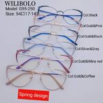 Оправа металлическая ультратонкая, с флексом Wilibolo G95-250