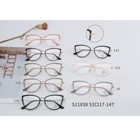 Combined frame (metal + TR90) with Blue Ray Cut protection lenses MAMO S11838