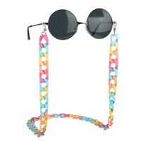 Acrylic color eyeglasses chain GB062