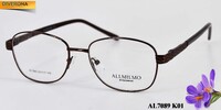 Metal eyeglass frame, material steel Allmilmo AL7089
