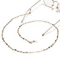 Стильная модная цепочка для очков со стразами и сердечками GL1304