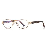 Metal + TR90 plastic Blue Blocker glasses frame for women with UV and blue light protection lenses More FCS3165