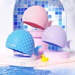 Шапочка для плавания силиконовая водонепроницаемая детская YM102-YU