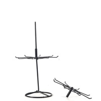 Desk two-level collapsible stand for accessories and chains