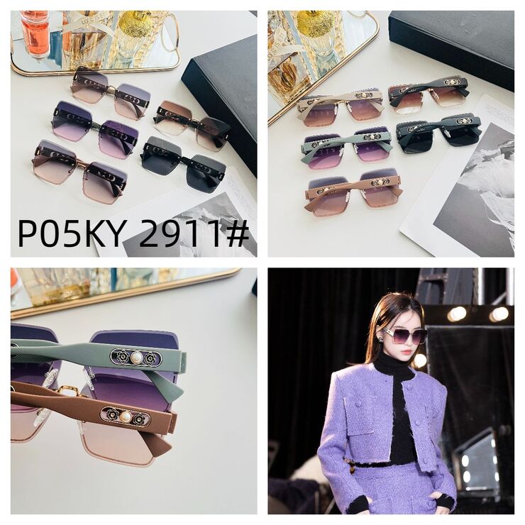 Polarized metal + TR90 sunglasses P05KY 2911