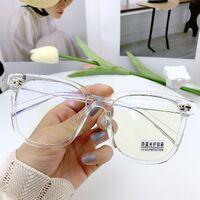 Оправа гибридная, металл + TR90, линзы с Blue Block покрытием SANTA K8003-1