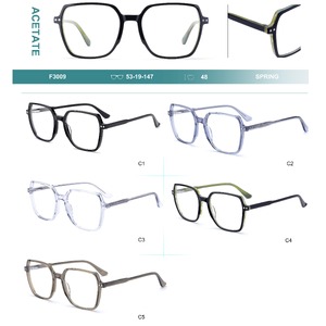 Acetate plastic frames for glasses with spring hinges Big City F3009
