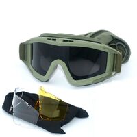 Safety shockproof tactical goggles 战术套装-沙漠蝗虫