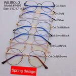 Metal ultrathin women's frame with spring hinges Wilibolo K9805