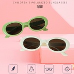 Polarized silicone sunglasses with UV400 protection for kids T11098