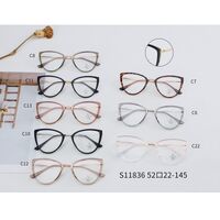 Combined frame (metal + TR90) with Blue Ray Cut protection lenses MAMO S11836