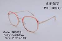 Metal +TR90 ultrathin women's frames with spring hinges Wilibolo TR3022