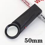 Черное увеличительное стекло 50 мм с подсветкой 1056