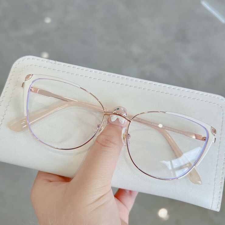 Metal frame MAMO with Blue Ray Cut protection lenses F93086